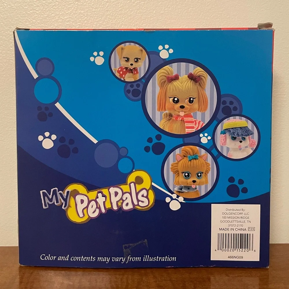 My Pet Pals Fancy Puppy Set Vintage Toys Dogs Puppies Set Rare Collectibles Blue